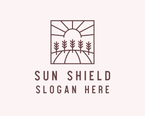 Sunlight Farm Field logo design