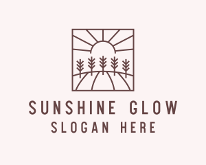 Sunlight - Sunlight Farm Field logo design