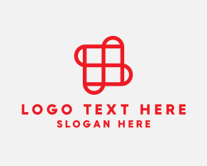 Tile - Grid Tile Pavement logo design