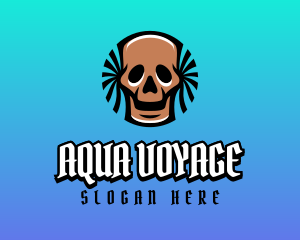 Pirate Skull Gaming Avatar logo design