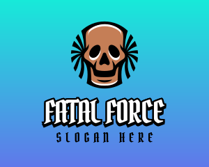 Pirate Skull Gaming Avatar logo design