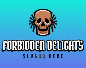 Forbidden - Pirate Skull Gaming Avatar logo design