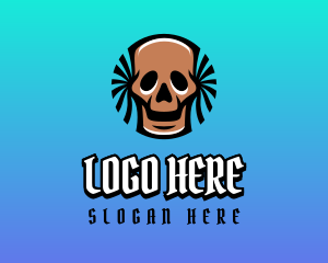Pirate Skull Gaming Avatar logo design