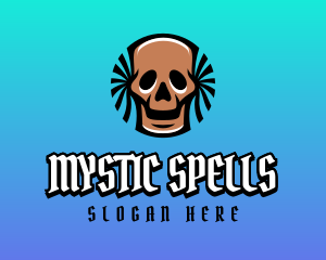 Voodoo - Pirate Skull Gaming Avatar logo design