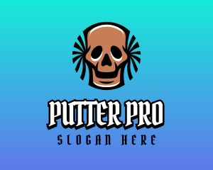 Pirate Skull Gaming Avatar logo design