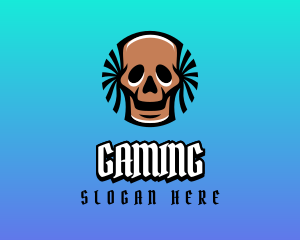 Pirate Skull Gaming Avatar logo design