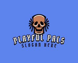 Pirate Skull Gaming Avatar logo design