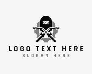 Welding - Welding Mask Cog logo design