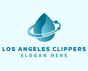 Gradient Aqua Droplet Logo