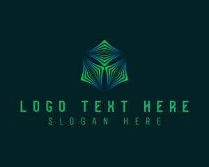 Coding - Cube Tech Software logo design