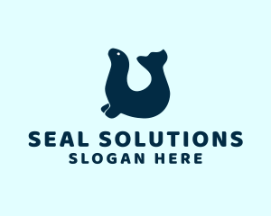 Seal - Wild Seal Animal logo design