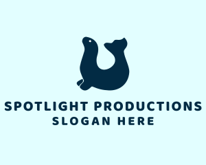 Show - Wild Seal Animal logo design