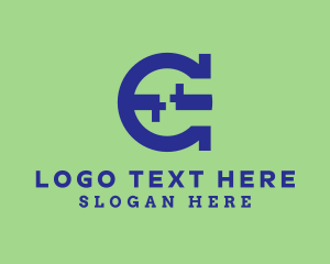 Tech - Blue Tech Letter C logo design