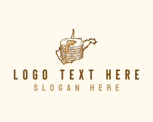 West Virginia - West Virginia Pancakes logo design
