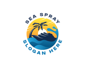 Ship Travel Tourism logo design