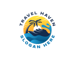 Tourism - Ship Travel Tourism logo design