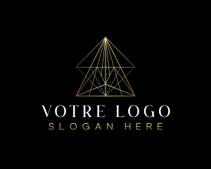 Triangle Luxury Pyramid Logo