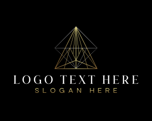Luxury - Triangle Luxury Pyramid logo design