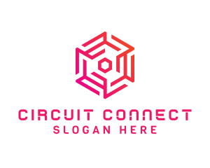 Circuit - Generic Geometric Circuit logo design