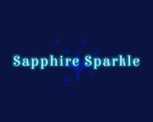 Sparkle Star Wordmark logo design