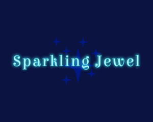 Sparkle Star Wordmark logo design