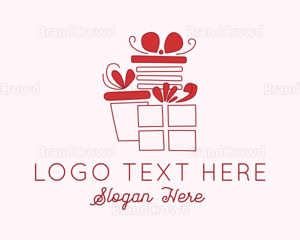 Holiday Gift Box Logo