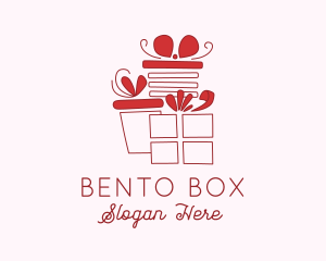 Holiday Gift Box logo design