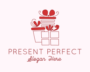 Gift - Holiday Gift Box logo design
