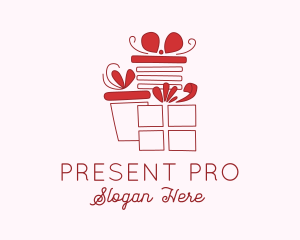 Gift - Holiday Gift Box logo design