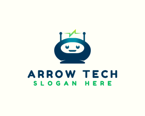 Robot Tech Electricity logo design