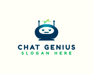 Chatbot - Robot Tech Electricity logo design