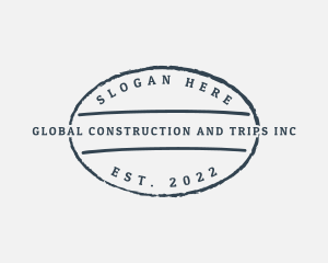 Rustic Construction Builder Logo