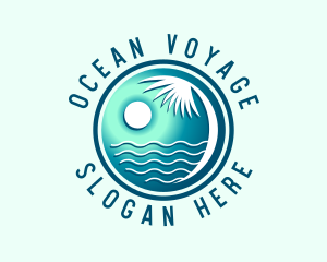 Ocean Beach Resort  logo design