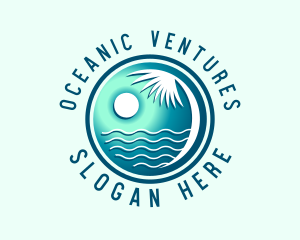 Ocean Beach Resort  logo design