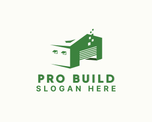 Warehouse Garage Building  logo design