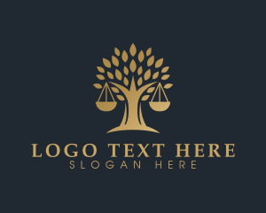 Law - Legal Tree Law logo design