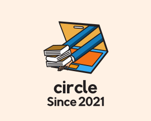 Book - Digital Computer Book Tutor logo design