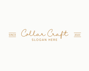 Luxury Script Startup logo design