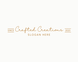 Luxury Script Startup logo design