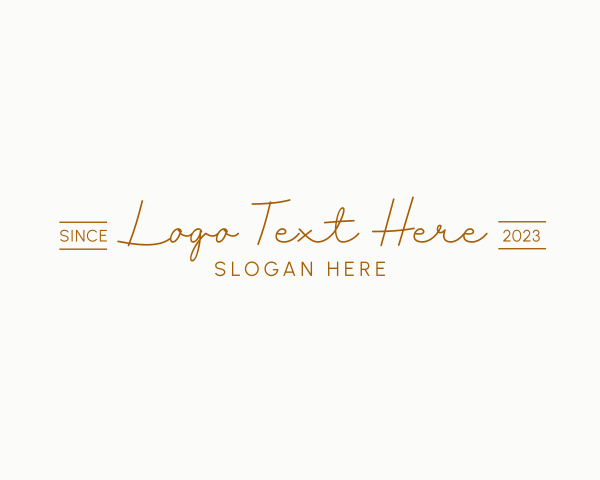 Studio - Luxury Script Startup logo design