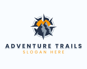 Mountain Trek Navigation logo design