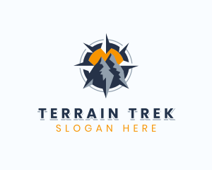 Mountain Trek Navigation logo design