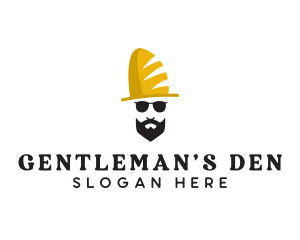 Bread Hat Man logo design