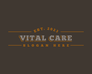 Varsity - Premium Rustic Business logo design