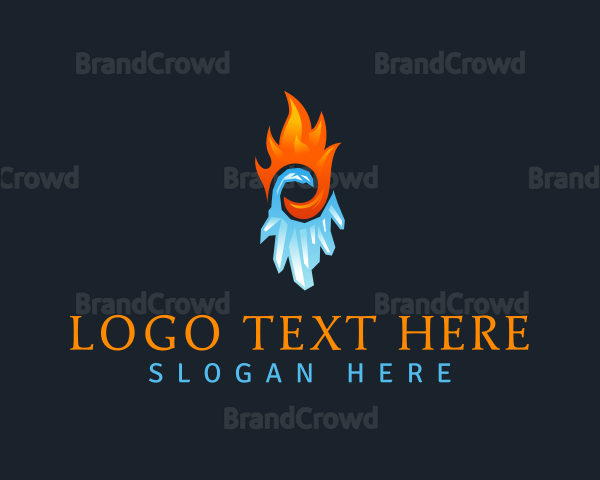 Hot Fire Blizzard Logo