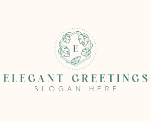 Floral Leaf Wellness logo design