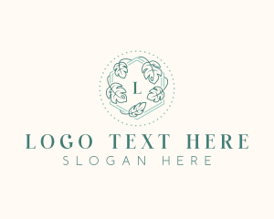 Floral Leaf Wellness Logo