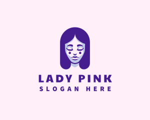 Lady Makeup Cosmetics logo design