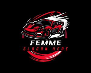 Car Automotive Racing logo design