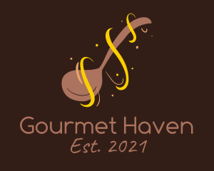 Brown Cooking Ladle logo design